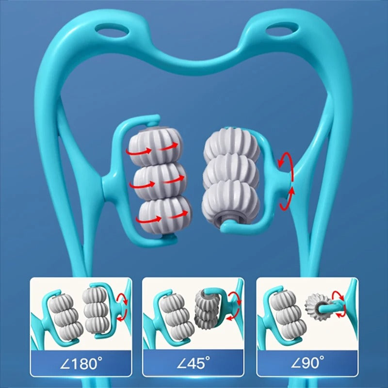 6-Wheel Neck & Spine Massager