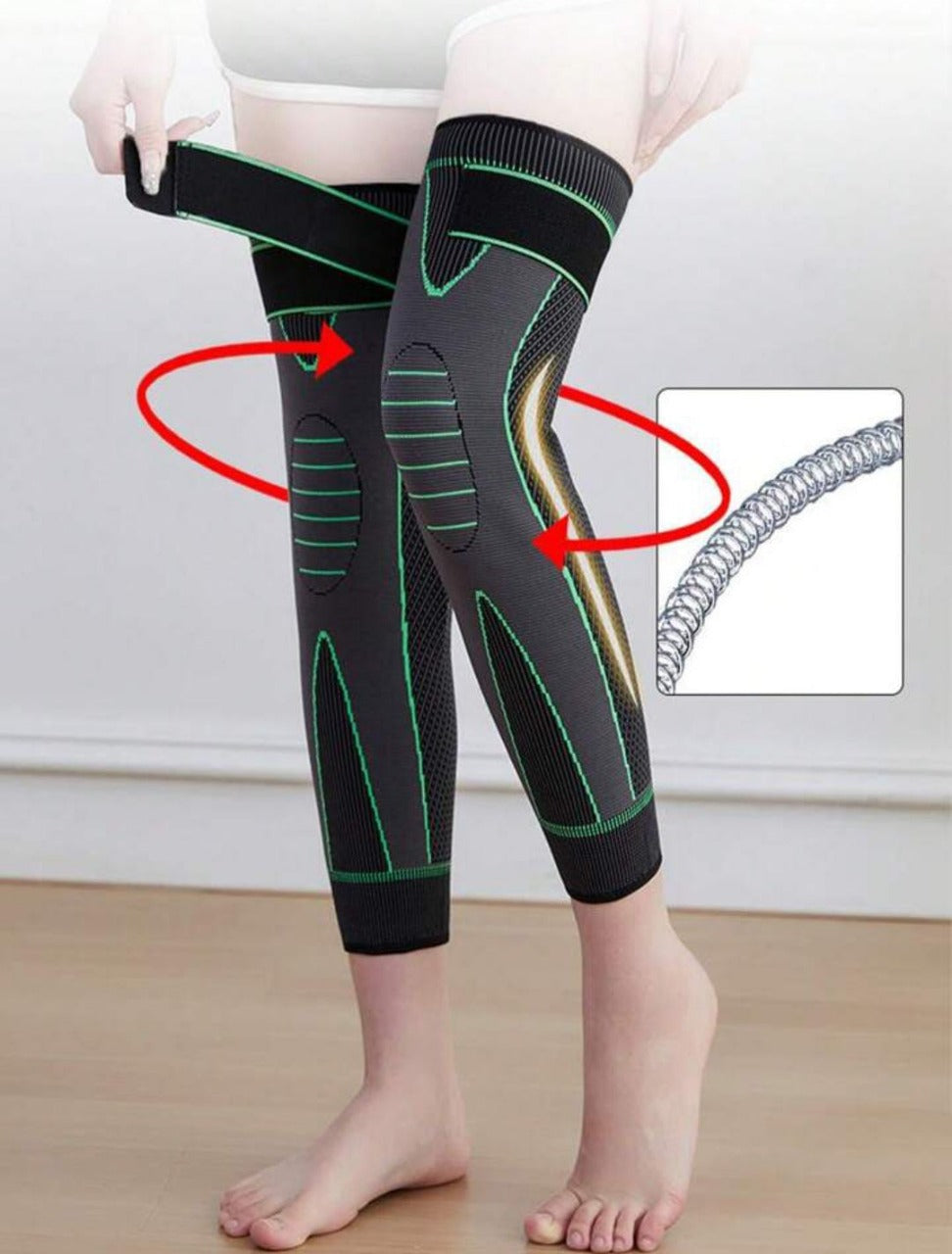Compression Knee Support Sleeve – Elastic Knee Brace for Sports & Pain Relief