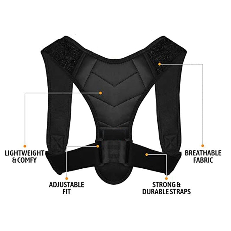 Adjustable Posture Corrector Belt – Back & Shoulder Support
