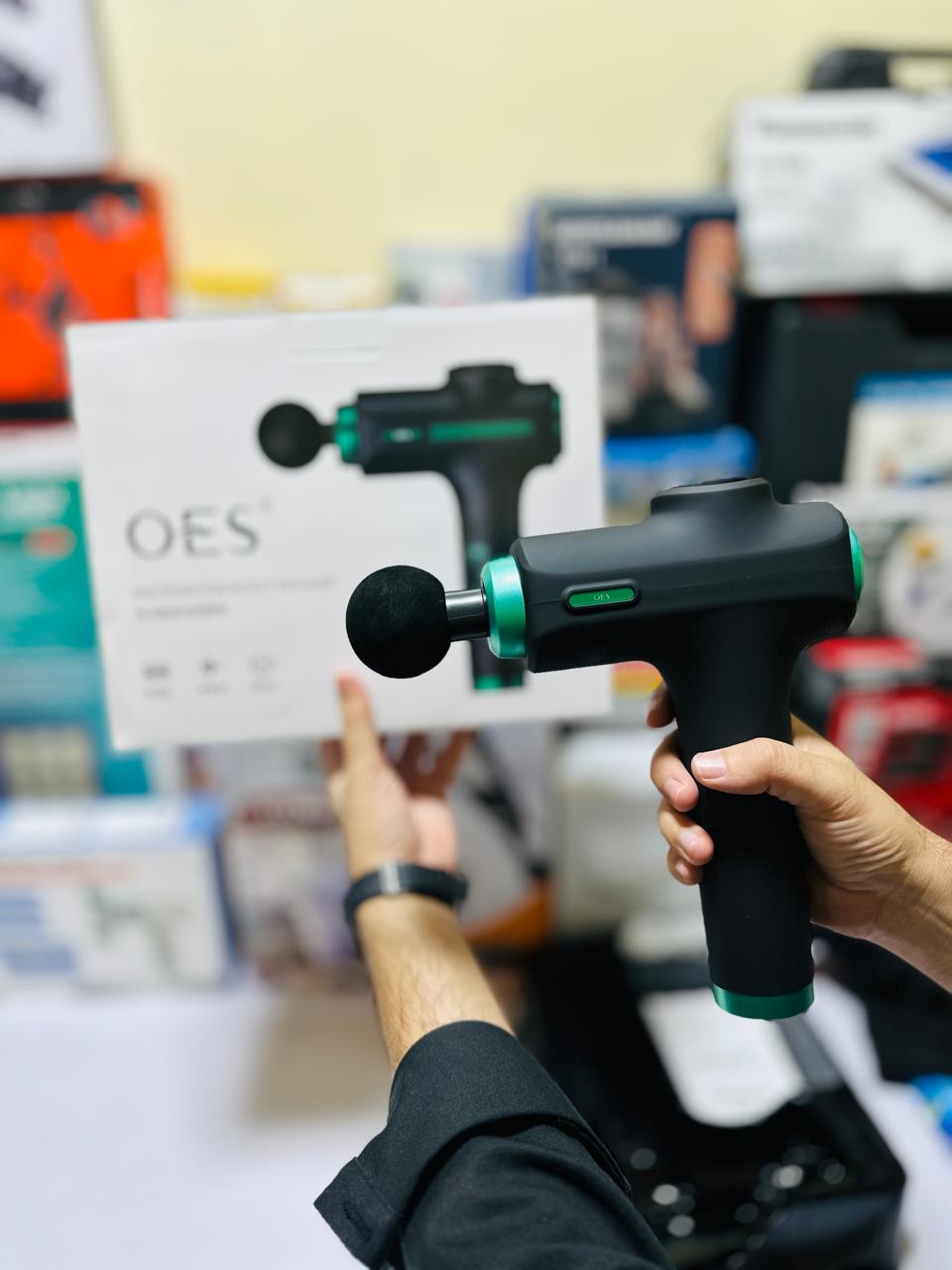 8 in 1 Multifunction Muscle Massage Gun Deep Tissue Percussion Massager with 8 Interchangeable Heads