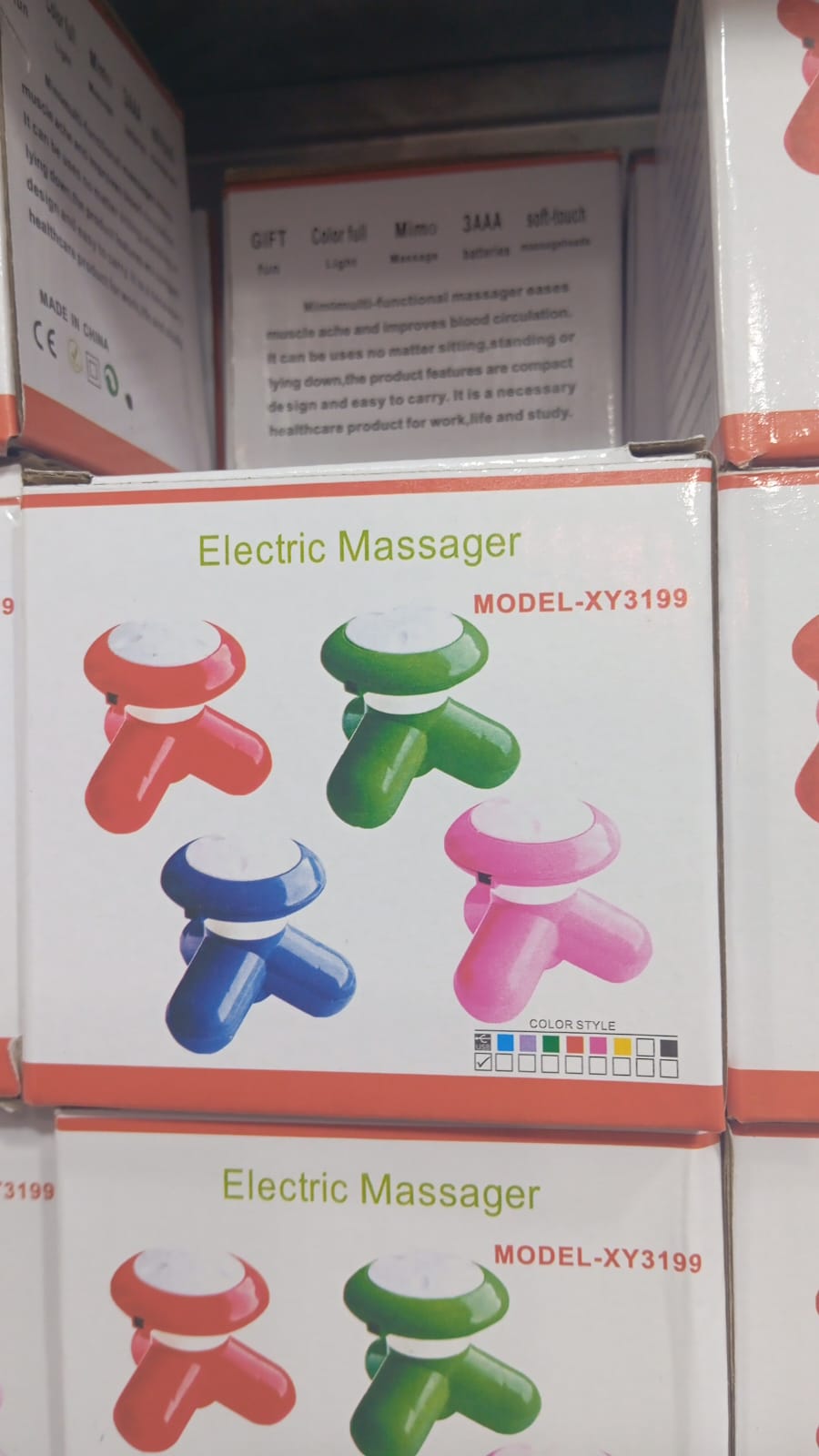 Mini Electric Body Massager for Muscle Pain Relief