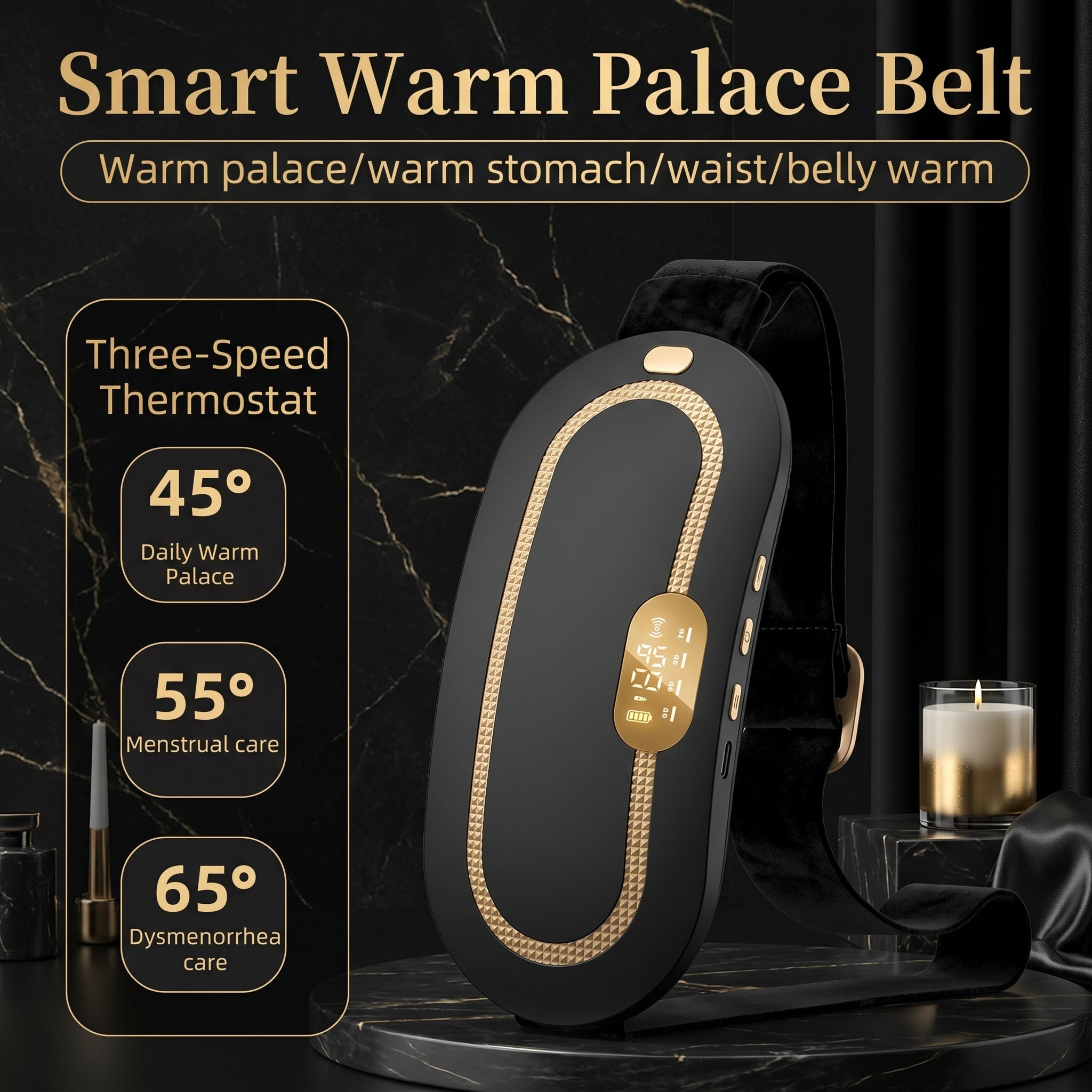 Portable Period Pain Relief Heating Belt for Women