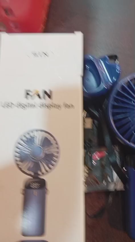 Digital Display Portable Mini Fan